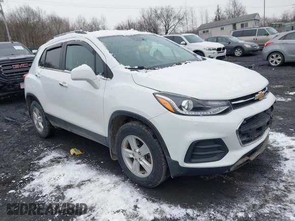 2017 Chevrolet Trax LT with VIN KL7CJPSBXHB170042, listed as a IAAI auction lot 41547858 with 69,383 mi miles. Bid and sale history available at carsss.com. Image 1.