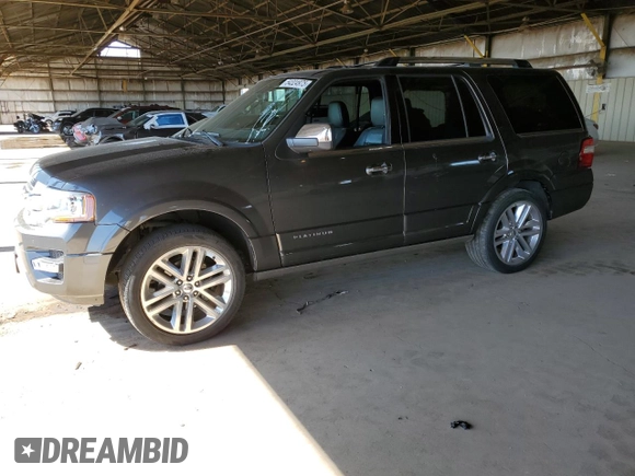 2017 Ford Expedition Platinum z VIN 1FMJU1LT7HEA85434, wystawiony jako Copart lot #54324975 z przebiegiem 85 396 mil mil oraz Szkoda całkowita • Salvage title. Historia ofert i sprzedaży dostępna na DreamBid. Obrazek 1.