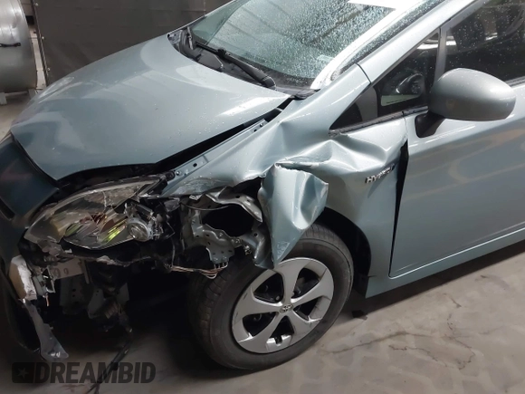 2015 Toyota Prius Four with VIN JTDKN3DU2F1879383, listed as a IAAI auction lot 41447300 with 60,213 mi miles. Bid and sale history available at carsss.com. Image 6.