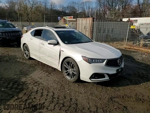 2020 Acura TLX w/A-Spec Pkg with VIN 19UUB1F62LA012955, listed as a Copart auction lot 49306725 with 54,003 mi miles and Salvage title. Bid and sale history available at DreamBid. Image 11.