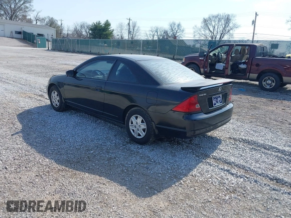 2003 Honda Civic LX with VIN 1HGEM22583L085950, listed as a IAAI auction lot 41791231 with 175,837 mi miles. Bid and sale history available at carsss.com. Image 3.