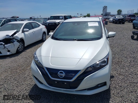 2021 Nissan LEAF SV with VIN 1N4AZ1CV0MC556505, listed as a IAAI auction lot 42438895 with 20,249 mi miles and . Bid and sale history available at DreamBid. Image 12.