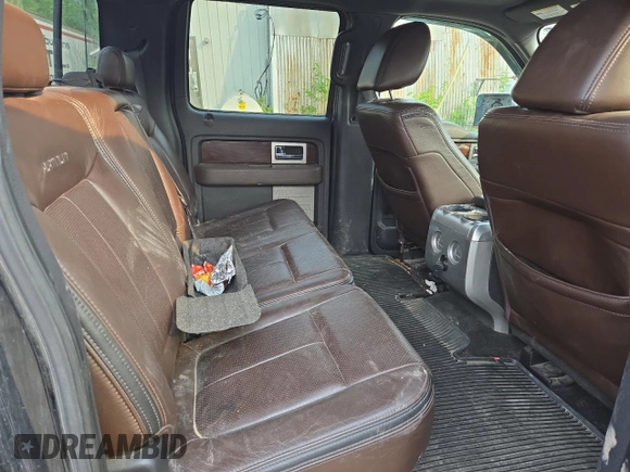 2009 Ford F-150 XL with VIN 1FTPW14V29FB29022, listed as a Copart auction lot 59518745 with 225,701 mi miles and Salvage title. Bid and sale history available at DreamBid. Image 11.
