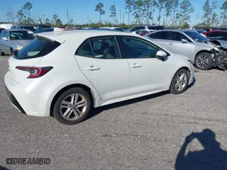 2020 Toyota Corolla Hatchback SE with VIN JTND4RBE8L3089351, listed as a IAAI auction lot 41792319 with 158,107 mi miles. Bid and sale history available at carsss.com. Image 4.