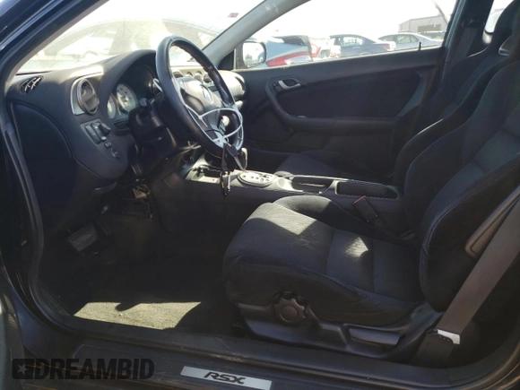 2005 Acura RSX with VIN JH4DC54805S005800, listed as a Copart auction lot 73485414 with 215,103 mi miles and Salvage Title. Bid and sale history available at carsss.com. Image 7.