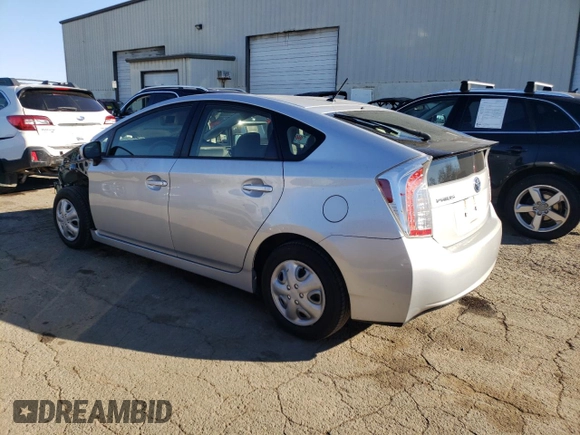 2012 Toyota Prius One with VIN JTDKN3DU8C5485018, listed as a Copart auction lot 42490045 with 56,279 mi miles and Salvage Title. Bid and sale history available at DreamBid. Image 2.
