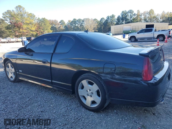 2006 Chevrolet Monte Carlo SS with VIN 2G1WL15C569370054, listed as a Copart auction lot 77416284 with 143,299 mi miles and Clean Title. Bid and sale history available at carsss.com. Image 2.
