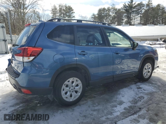 2022 Subaru Forester with VIN JF2SKACC9NH511019, listed as a Copart auction lot 43427085 with 23,186 mi miles and Salvage title. Bid and sale history available at DreamBid. Image 3.