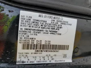 2004 Mercury Grand Marquis GS z VIN 2MEFM74W24X636561, wystawiony jako Copart lot #46114155 z przebiegiem 125 121 mil mil oraz Szkoda całkowita • Salvage title. Historia ofert i sprzedaży dostępna na DreamBid. Obrazek 12.