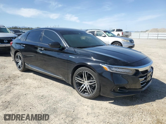 2022 Honda Accord Touring with VIN 1HGCV3F90NA023299, listed as a Copart auction lot 51629175 with Not provided miles and Salvage title. Bid and sale history available at DreamBid. Image 4.