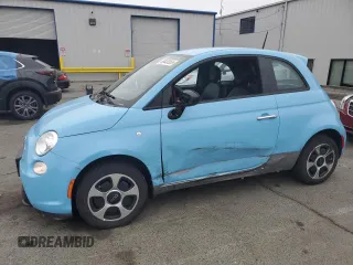 2015 FIAT 500e с VIN 3C3CFFGE3FT732686, выставлен на аукционе Copart как лот 65449365 с пробегом 20 976 миль миль и Списание • Salvage title. История ставок и продаж доступна на DreamBid. Изображение 1.