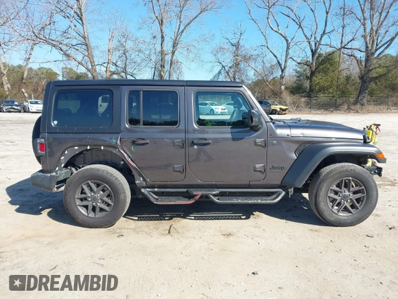 2024 Jeep Wrangler Willys с VIN 1C4PJXDNXRW125950, выставлен на аукционе IAAI как лот 41497980 с пробегом 26 574 миль миль и . История ставок и продаж доступна на DreamBid. Изображение 14.