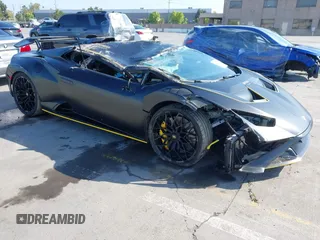 2023 Lamborghini Huracan z VIN ZHWUA6ZX6PLA22072, wystawiony jako IAAI lot #42204169 z przebiegiem 2 978 mil mil oraz . Historia ofert i sprzedaży dostępna na DreamBid. Obrazek 1.