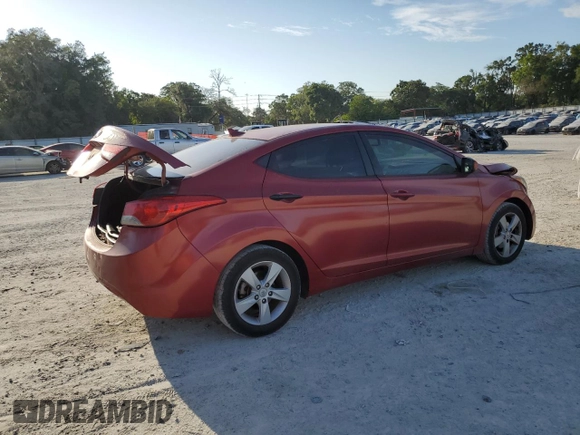 2012 Hyundai Elantra GLS z VIN KMHDH4AE6CU468500, wystawiony jako Copart lot #58522235 z przebiegiem 144 226 mil mil oraz Szkoda całkowita • Salvage title. Historia ofert i sprzedaży dostępna na DreamBid. Obrazek 3.