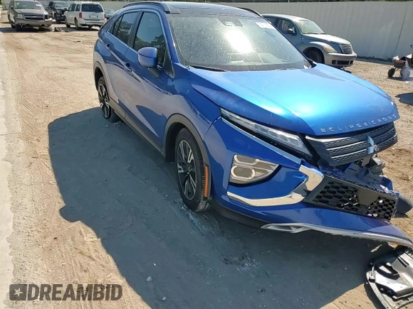 2024 Mitsubishi Eclipse Cross SE with VIN JA4ATWAA9RZ010745, listed as a Copart auction lot 74715824 with 4,165 mi miles and Salvage title. Bid and sale history available at DreamBid. Image 12.