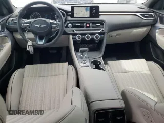 2023 Genesis G70 3.3T with VIN KMTG54TE8PU118039, listed as a Copart auction lot 67553654 with 7,515 mi miles and Salvage Title. Bid and sale history available at carsss.com. Image 8.