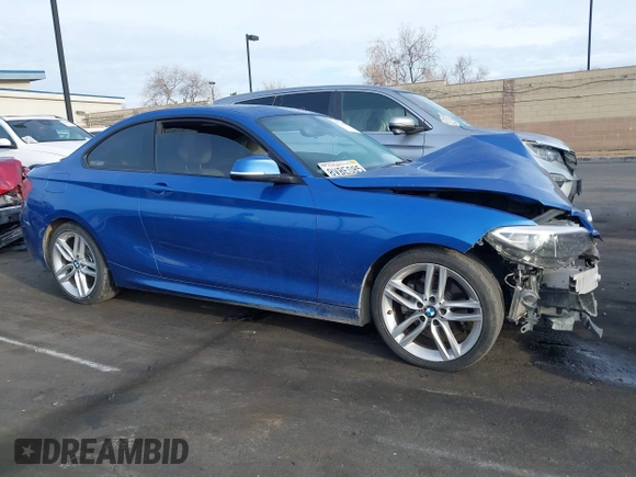 2015 BMW 2 Series 228i with VIN WBA1F5C59FVW98205, listed as a IAAI auction lot 41722804 with 91,879 mi miles. Bid and sale history available at carsss.com. Image 13.