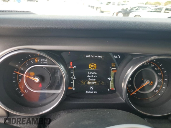 2019 Jeep Wrangler Unlimited Sport S with VIN 1C4HJXDG2KW570078, listed as a Copart auction lot 51119485 with 65,860 mi miles and Salvage title. Bid and sale history available at DreamBid. Image 9.