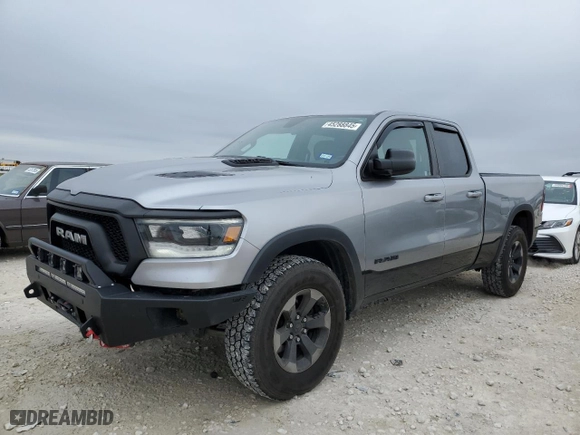 2019 Ram 1500 Rebel with VIN 1C6SRFET0KN841074, listed as a Copart auction lot 45288845 with 74,013 mi miles and Salvage Title. Bid and sale history available at carsss.com. Image 1.