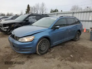 2017 Volkswagen Golf SportWagen S with VIN 3VW017AU5HM507991, listed as a Copart auction lot 50720325 with 220,396 mi miles and Clean Title. Bid and sale history available at carsss.com. Image 1.