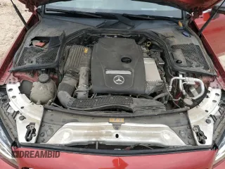 2018 Mercedes-Benz C 300 with VIN WDDWK4JB7JF714207, listed as a Copart auction lot 55471905 with 34,716 mi miles and Salvage title. Bid and sale history available at DreamBid. Image 11.