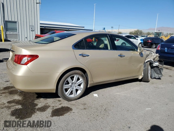 2008 Lexus ES with VIN JTHBJ46G282172000, listed as a Copart auction lot 44960945 with 68,501 mi miles and Salvage Title. Bid and sale history available at carsss.com. Image 3.