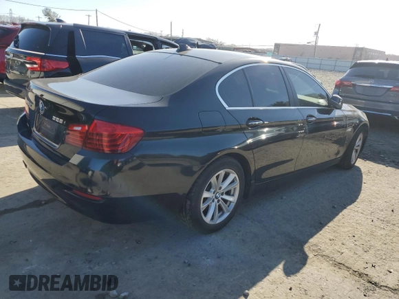 2015 BMW 5 Series 528i xDrive with VIN WBA5A7C53FG142911, listed as a Copart auction lot 49093285 with Not Provided miles and Salvage Title. Bid and sale history available at carsss.com. Image 3.