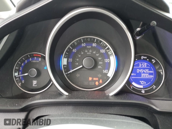 2019 Honda Fit LX with VIN 3HGGK5H46KM749562, listed as a Copart auction lot 60682645 with 45,426 mi miles and Salvage title. Bid and sale history available at DreamBid. Image 9.