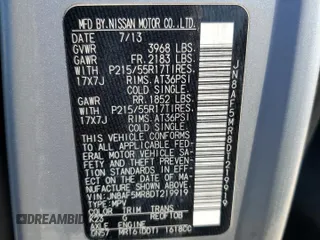 2013 Nissan Juke SV with VIN JN8AF5MR8DT219919, listed as a Copart auction lot 55976165 with 124,532 mi miles and Clean title. Bid and sale history available at DreamBid. Image 13.