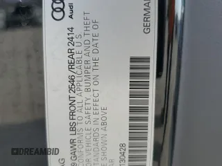 2018 Audi S5 Premium Plus z VIN WAUP4AF50JA130428, wystawiony jako Copart lot #48885195 z przebiegiem 83 420 mil mil oraz Szkoda całkowita • Salvage title. Historia ofert i sprzedaży dostępna na DreamBid. Obrazek 12.