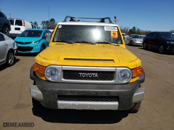 2007 Toyota FJ Cruiser with VIN JTEBU11F670016652, listed as a Copart auction lot 53435295 with 0 mi miles and Clean Title. Bid and sale history available at carsss.com. Image 5.