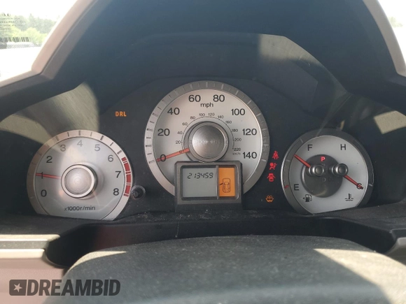2009 Honda Pilot LX with VIN 5FNYF48259B040040, listed as a Copart auction lot 59860445 with 213,459 mi miles and Salvage title. Bid and sale history available at DreamBid. Image 9.
