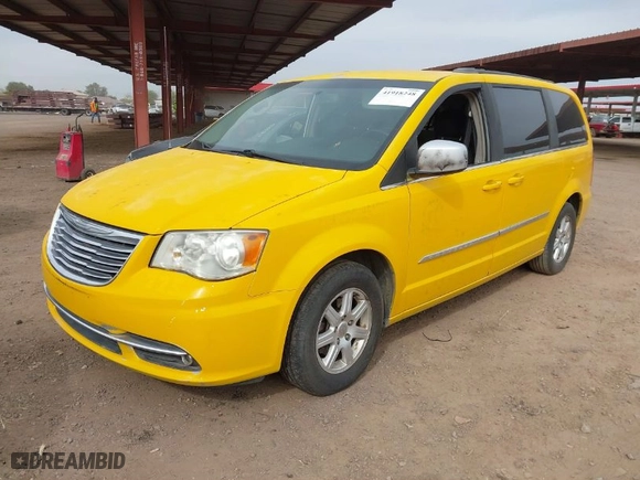 2012 Chrysler Town & Country Touring with VIN 2C4RC1BG9CR126169, listed as a IAAI auction lot 41918248 with 93,630 mi miles. Bid and sale history available at carsss.com. Image 2.