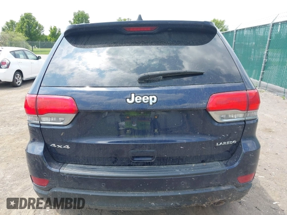 2017 Jeep Grand Cherokee Laredo with VIN 1C4RJFAG6HC669922, listed as a IAAI auction lot 42411815 with 120,345 mi miles and . Bid and sale history available at DreamBid. Image 16.