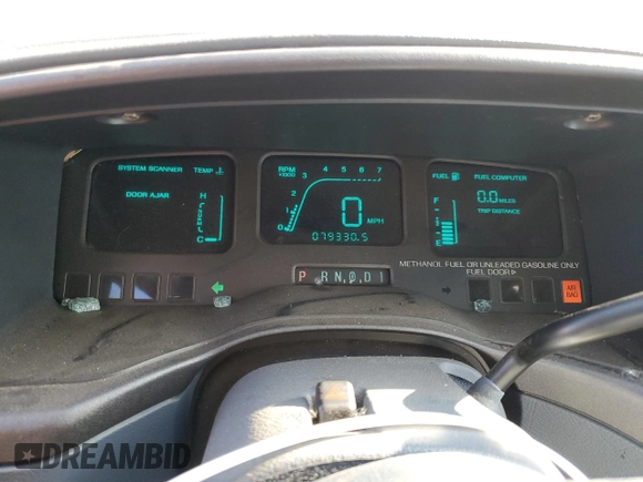 1993 Ford Taurus with VIN 1FACP5216PG197713, listed as a Copart auction lot 80982424 with 79,330 mi miles and Salvage title. Bid and sale history available at DreamBid. Image 9.