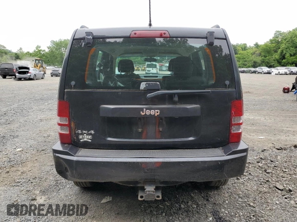 2012 Jeep Liberty Sport with VIN 1C4PJMAK9CW212920, listed as a Copart auction lot 61192785 with 181,561 mi miles and Salvage title. Bid and sale history available at DreamBid. Image 6.
