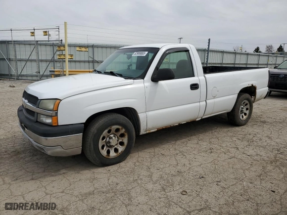 2005 Chevrolet Silverado 1500 Work Truck with VIN 1GCEC14XX5Z332010, listed as a Copart auction lot 52989865 with 221,958 mi miles and Clean Title. Bid and sale history available at carsss.com. Image 1.