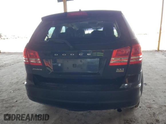 2013 Dodge Journey SE with VIN 3C4PDCAB4DT575943, listed as a Copart auction lot 48760385 with 127,081 mi miles and Salvage Title. Bid and sale history available at carsss.com. Image 6.