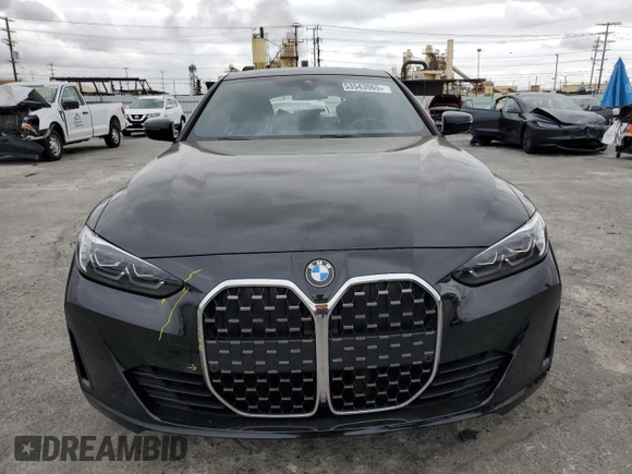 2024 BMW 4 Series 430i with VIN WBA63AV04RFS25464, listed as a Copart auction lot 53543965 with 18,008 mi miles and Salvage title. Bid and sale history available at DreamBid. Image 5.