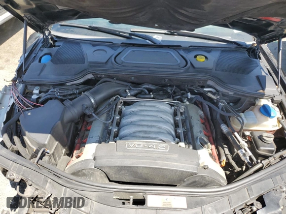 2005 Audi A8 L with VIN WAUML44E75N015513, listed as a Copart auction lot 66826664 with 0 mi miles and Salvage Title. Bid and sale history available at carsss.com. Image 11.