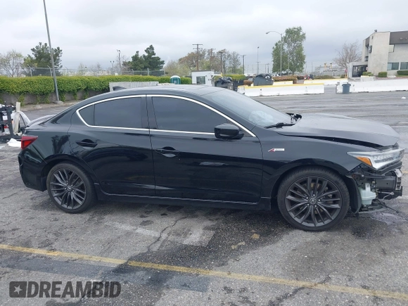 2020 Acura ILX w/Premium/A-SPEC Pkg with VIN 19UDE2F88LA004048, listed as a IAAI auction lot 41895742 with 74,871 mi miles. Bid and sale history available at carsss.com. Image 14.