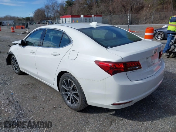 2016 Acura TLX V6 with VIN 19UUB2F30GA006203, listed as a IAAI auction lot 41489757 with 37,403 mi miles. Bid and sale history available at carsss.com. Image 3.