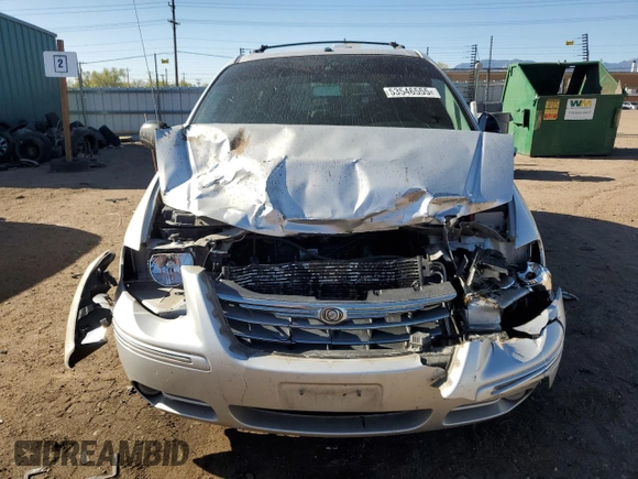2007 Chrysler Town & Country Limited with VIN 2A8GP64LX7R170800, listed as a Copart auction lot 53546555 with 102,848 mi miles and Salvage Title. Bid and sale history available at DreamBid. Image 5.
