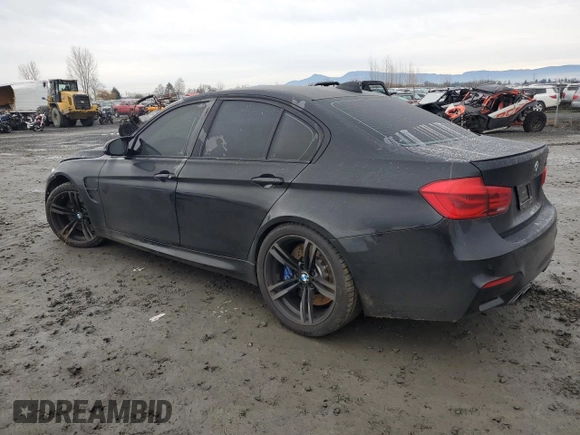 2017 BMW M3 z VIN WBS8M9C57H5G83957, wystawiony jako Copart lot #85816564 z przebiegiem 44 751 mil mil oraz Szkoda całkowita • Salvage title. Historia ofert i sprzedaży dostępna na DreamBid. Obrazek 2.