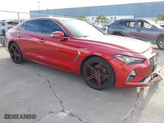 2020 Genesis G70 2.0T with VIN KMTG44LA7LU045224, listed as a IAAI auction lot 41273738 with 31,101 mi miles. Bid and sale history available at carsss.com. Image 1.