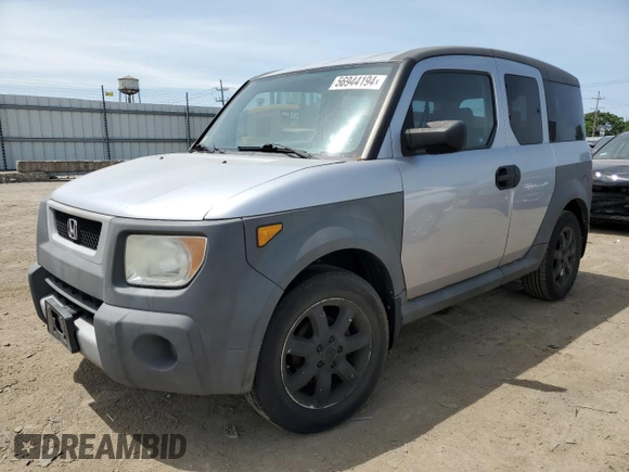 2005 Honda Element LX with VIN 5J6YH17375L017833, listed as a Copart auction lot 56944194 with 185,710 mi miles and Clean Title. Bid and sale history available at DreamBid. Image 1.