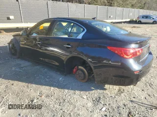 2017 Infiniti Q50 Red Sport 400 with VIN JN1FV7AP9HM851270, listed as a Copart auction lot 82012944 with 132,260 mi miles and Salvage title. Bid and sale history available at DreamBid. Image 2.