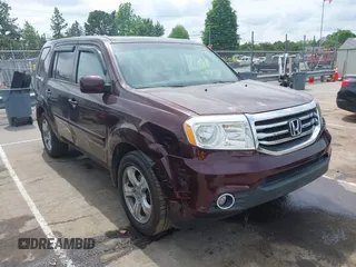 2013 Honda Pilot EX-L with VIN 5FNYF4H52DB085259, listed as a IAAI auction lot 42120763 with 96,744 mi miles and . Bid and sale history available at DreamBid. Image 1.
