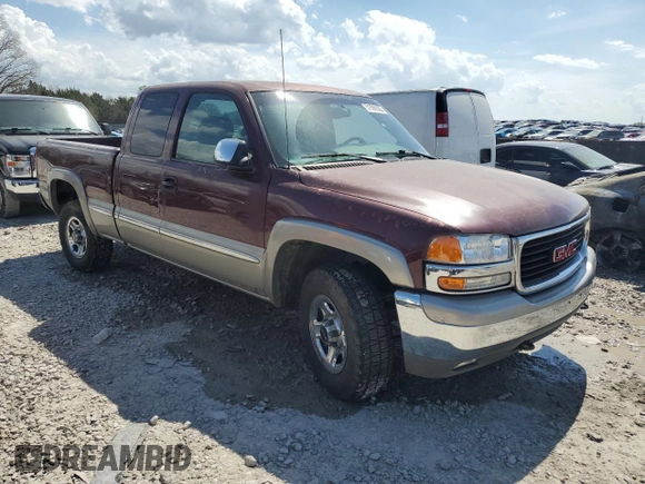 2000 GMC New Sierra 1500 SLE with VIN 1GTEK19T7YZ202845, listed as a Copart auction lot 51596555 with 243,067 mi miles and Salvage Title. Bid and sale history available at carsss.com. Image 4.
