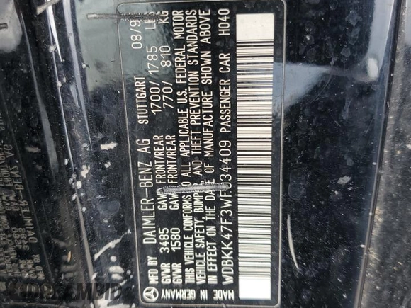 1998 Mercedes-Benz SLK-Class with VIN WDBKK47F3WF034409, listed as a Copart auction lot 71972994 with 203,772 mi miles and Salvage Title. Bid and sale history available at carsss.com. Image 12.